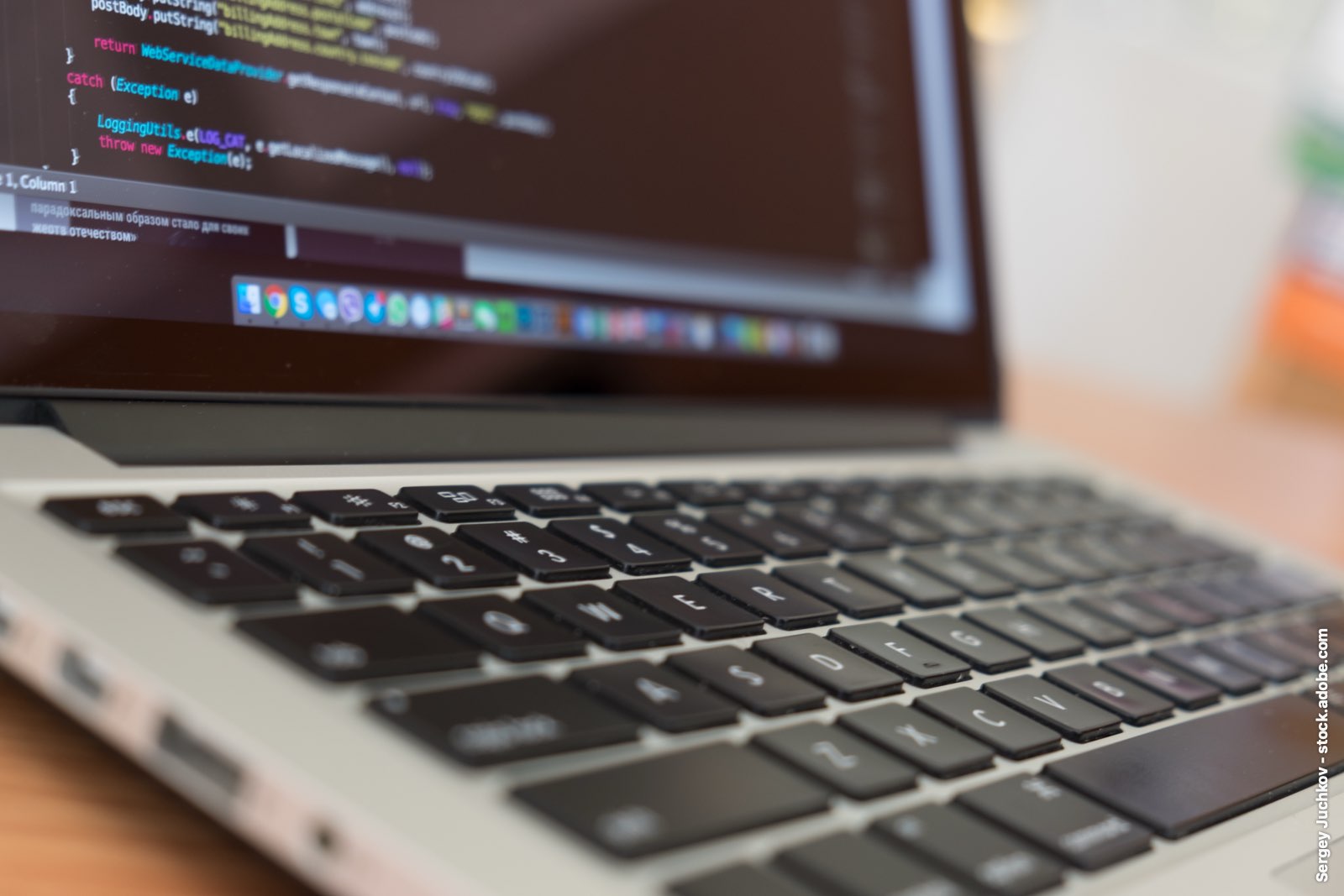 EIn Mac mit geöffnetem XCode